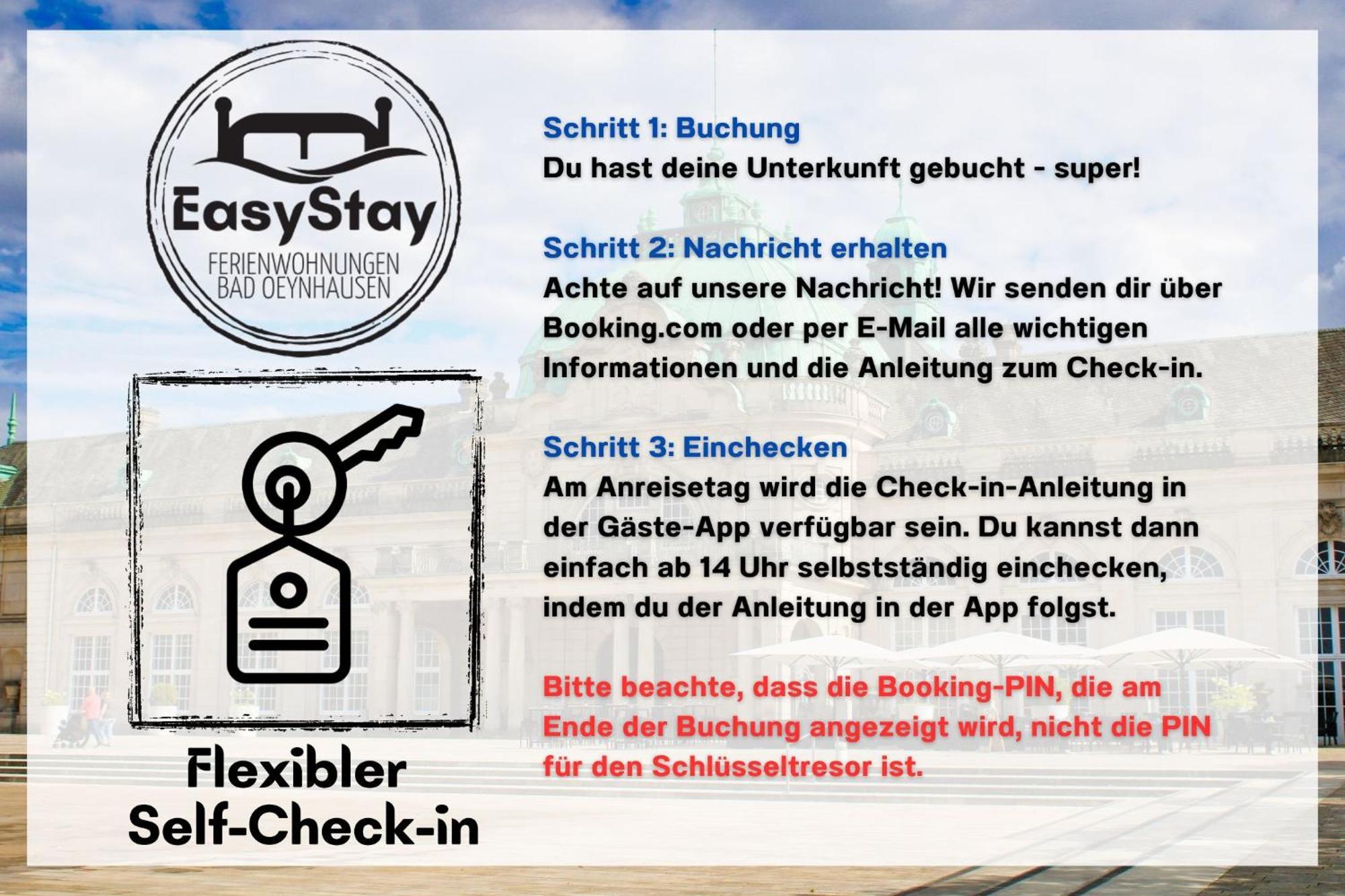 Easystay#4 Home Cinema Ferienwohnung In Kliniknaehe Mit Balkon, Boxspringbett & Netflix باد اوينهاوسن المظهر الخارجي الصورة